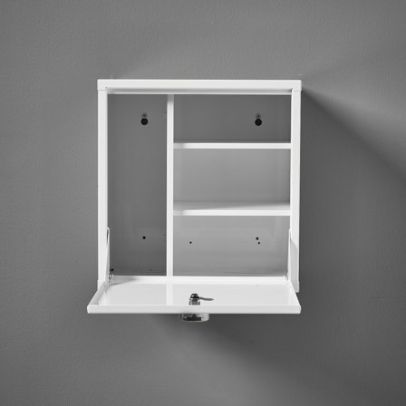 Medizinschrank CURE, Codeschloss, 400 x 380 x 285 mm