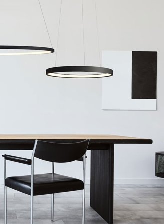 Gloria In taklampe Ø60 - sort