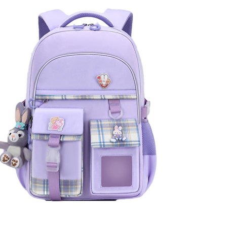 Pige multifunktionel sød skoletaske rygsæk med dukke charm