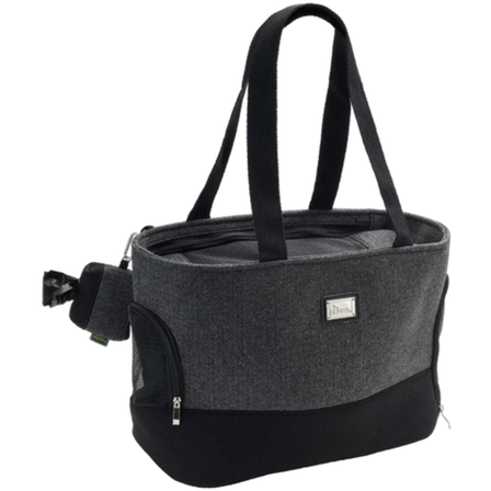 Hunter - Dog & Cat Carry Bag Barcelona Grey 40x19x30cm - Hund - Hundebur & transportvesker - Hundevesker & ryggsekker - ZOO.no