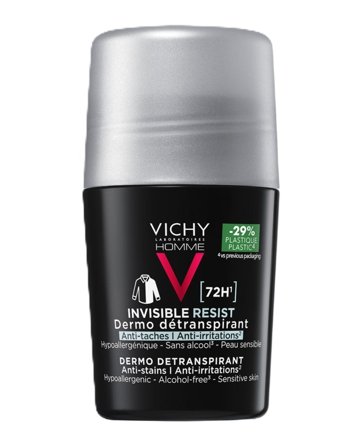 Vichy Homme Deo Invisible Resist 72h Anti-Stain roll-on deodorant 50 ml