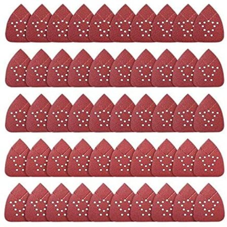 Detaljsandpapir Sandpapir 40 80 120 180 240 Korn (50 stk sandpapir)