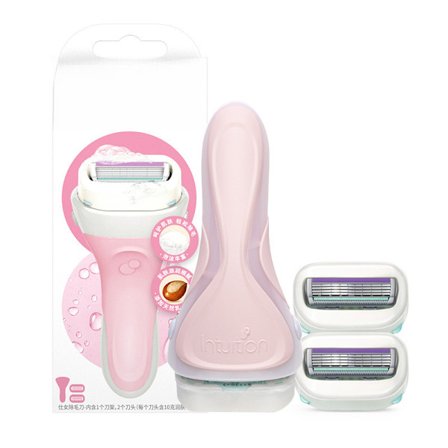 Kompatibel med Schick rakhyvlar för kvinnor med normal till torr hud med sheasmör, 1-pack (2 stycken)