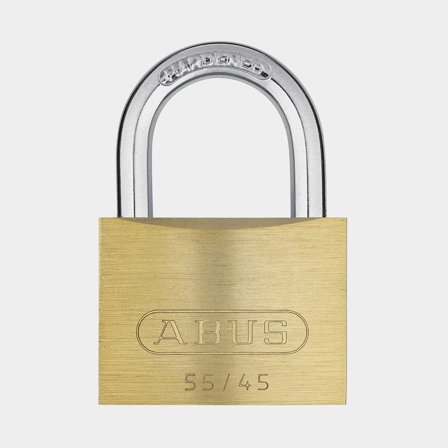 Padlock ABUS 55/45, Ø6 mm, brass