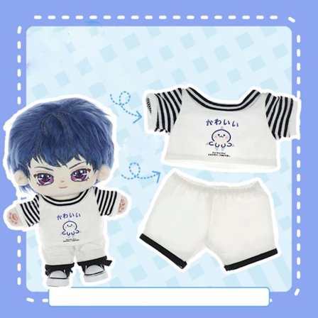 Dukkeklær Dukke bomullsskjorter 4 4