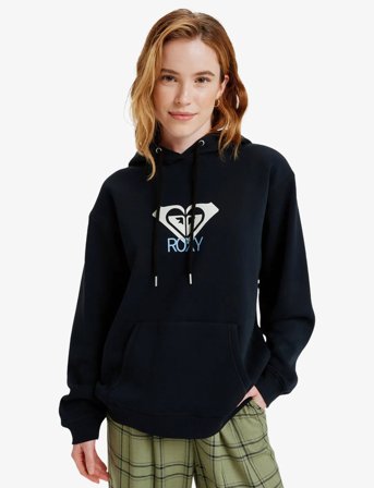 Roxy Surf Stoked Hoodie Brushed Art - Black - M