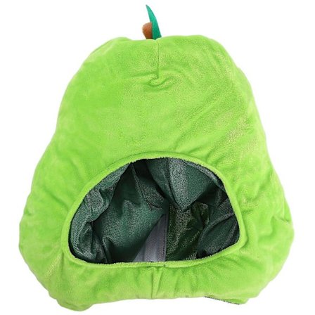 1 stk. Pæreformet hovedbeklædning Hat Kreativ Frugt Hovedbeklædning Sjovt Plysdukke Legetøj[HK]