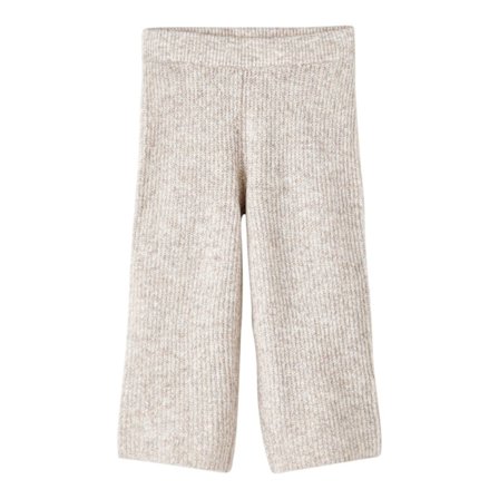 Name it Strikket Bukse, Beige Størrelse 110 multifarge