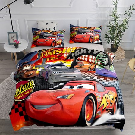 Dynetrekk med digitaltrykk av tegneseriebiler [GPA]