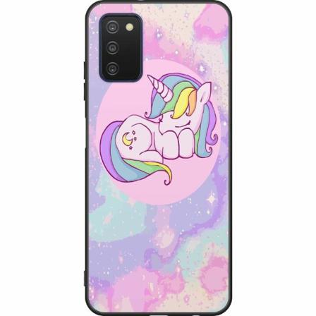 Samsung Galaxy A03s Svart Skal Unicorn