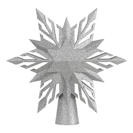 Juletræstopstjerne, Lys med LED Snefnugsprojektion, 10' Juletræstopstjerne med Indbygget LED Roterende 3D Projektorlys