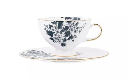 ByTimo Porsgrund Kaffekopp-med-skål Antrasitt 20cl