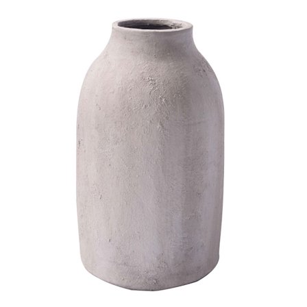 Grå Mgo-vase, 30x30x50cm – Moderne dekorativt møbel
