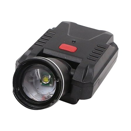 Vandtæt Clip-On Kasketlygte, Ultra Lys Mini Håndfri Genopladelig Hattelampe, Justerbart Fokus til Vandreture Udendørs Ridning