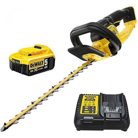 Dewalt DCMHT563P1-QW Häcksax med batteri och laddare, Trädgårdsmaskiner