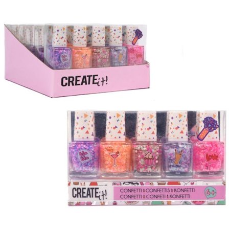 Create It! Nail Polish Confetti 5-Pack