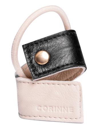 Leather Band Short Bendable Two-Colored Accessories Hair Accessories Scrunchies Multi/patterned Corinne