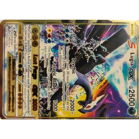 Cross-Border Dedikeret Ny Pocket Monster Spray Dragon Game Special Card Collection Metal Kort Regnbue Kort Sprog