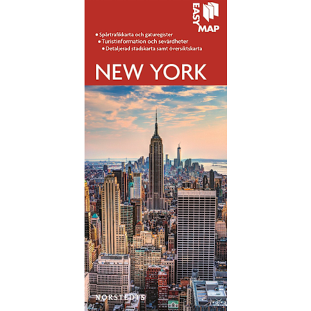 New York EasyMap stadskarta 9789113076218