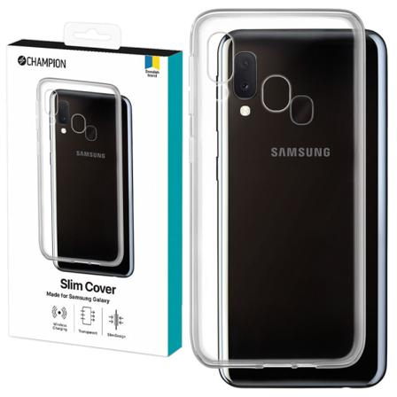 Champion Samsung Galaxy A20e Slim Cover - Transparent Skal Transparent