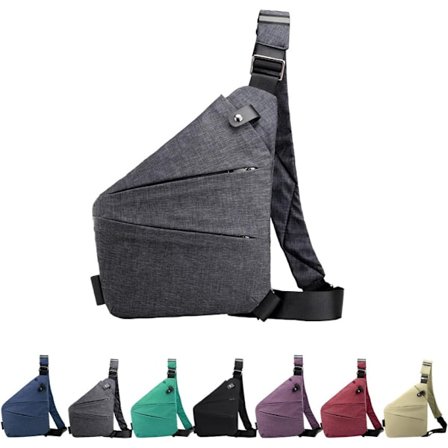 Stöldskydd Crossbody Väska för Kvinnor Personlig Flex Reseväska Anti-stöld Cross Body Väska Snedställd Bröstväska för Män