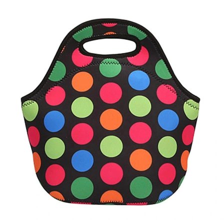 【PP】Isoleret Neopren Madtaske Tote Håndtaske Madkasse Madbeholder Tote Køletaske Varm Pose Til Skole Arbejde Kontor