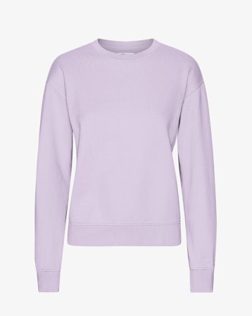 Women Classic Organic Crew - Soft Lavender M