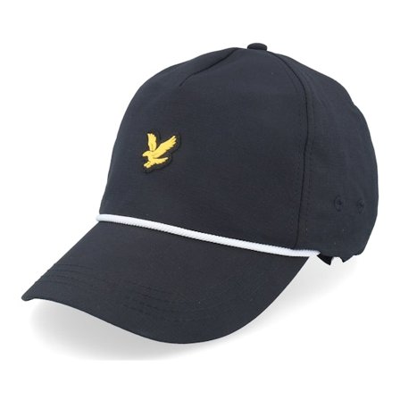 Lyle & Scott - Svart adjustable Caps - Golf Cap Jet Black Adjustable @ Hatstore