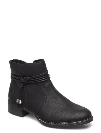 73488-00 Shoes Boots Ankle Boots Ankle Boot - Flat Sort Rieker