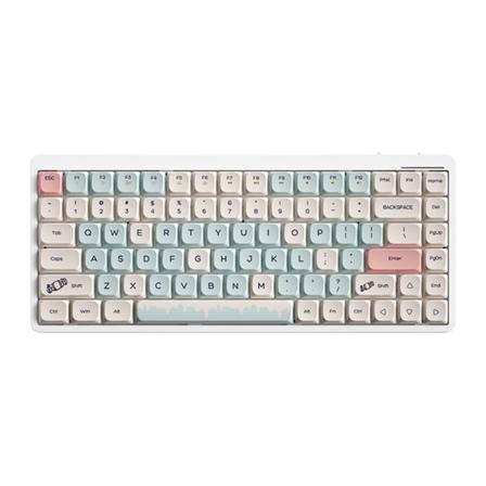 Kompakt BT5.0/2.4G/USB Mekanisk tastatur med tre tilstande 84 taster, magnetiske trædepuder Multi-enhedskompatible tastaturer