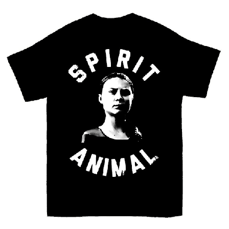 Greta Thunberg Klimaåndsdyr T-skjorte