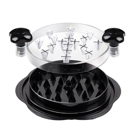 Rotary kyllingekværn, kødkværn med håndtag og skridsikker base, kyllingebrystkværn