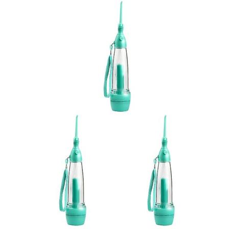 3 stk 90 ml Manuell Plast Munnrenser Praktisk Vannstråle Bærbar Grønn 3stk 18X5.5X5.5CM 3pcs 18X5.5X5.5CM