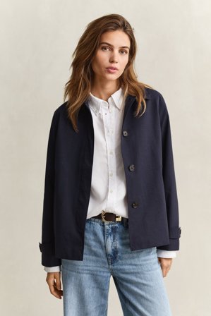 GANT Damen Kurzmantel (XXL) Marineblau
