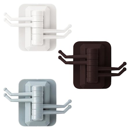 3st svängbar krok stark självhäftande handdukshängare badrumsvägg fri stans utan spår självhäftande krok