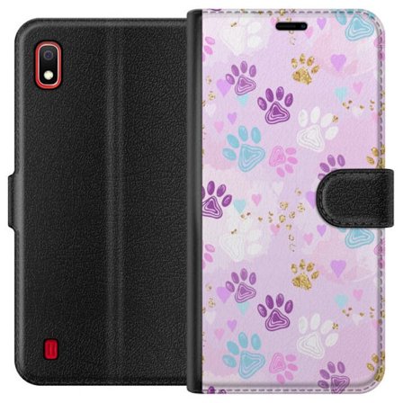 Yhteensopiva Lompakkokotelo Samsung Galaxy A10 Värikkäät tassut