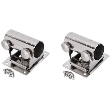 Parasol balkongstativ rustfritt stål fiskeveske justerbar paraplystativ veggmontert fiskeboks paraplyholder