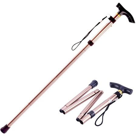 1 stk Justerbar og sammenleggbar stokkhåndtak, lett stokk