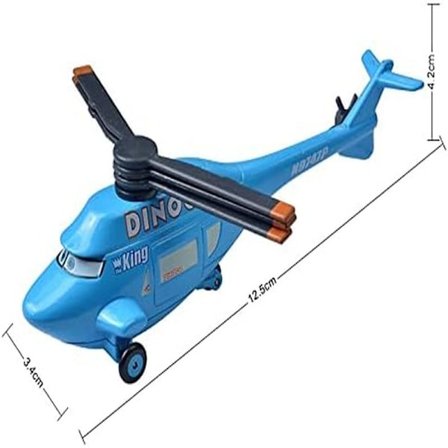 Disney Pixar Biler 3 Chick Hicks Politi McQueen Mater Fabulous Hudson Diecast Metall Legering Modell Bil Leker for Gutter (Farge: Chick Hicks)