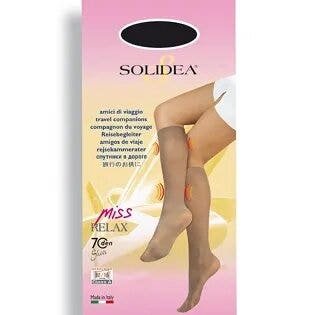 Solidea Gambaletto Miss Relax 70 Sheer Nero Tg 1S