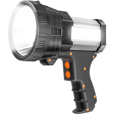 Laddningsbar Spotlight Super Ljus LED Ficklampa Utomhus Handhållen