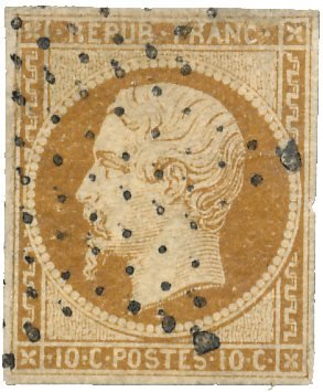 Frankrig 1852 - YT 9 - Stemplet