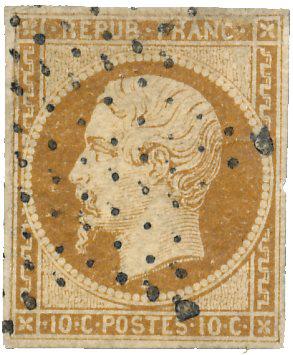 Frankrig 1852 - YT 9 - Stemplet