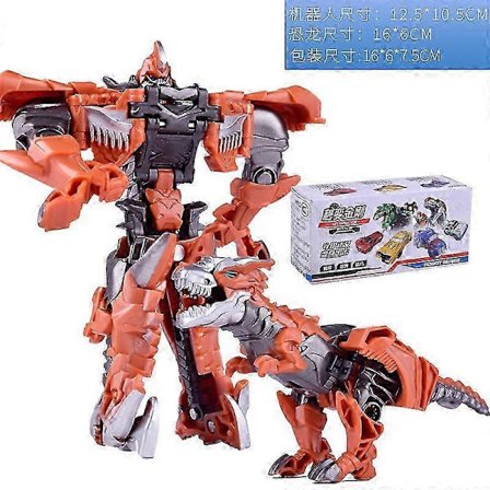 12CM Transformationsrobot Kit Leksaker Modeller 2 I 1 Ett Steg Modell Deformerad Billeksak för Pojke Present 25-26