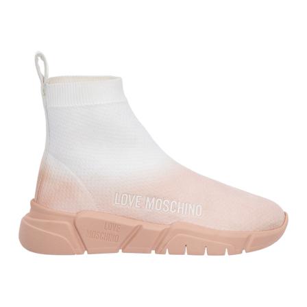 Love Moschino, high top trainers sneakers Roze, Dames, Maat:39 EU