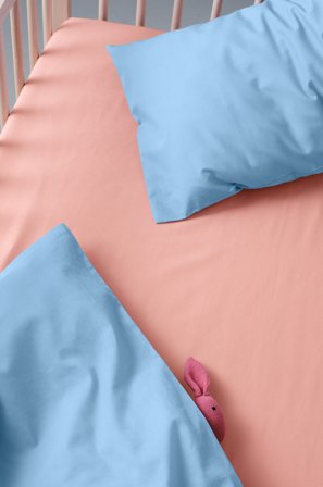 Jotex - Mini Stretchlaken Barneseng Økologisk 60x120 Cm Rose - ZACK - Kjøp Laken hos Jotex