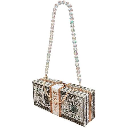 Elegant Mini Crossbody-veske for kvinner, egnet for fest, grå