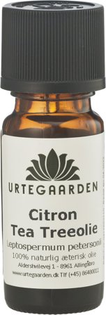 Urtegaarden Citron Tea-treeolie, Tøj & Bolig, Duftolier, Æteriske Olier