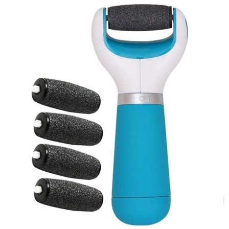 Ny særlig kampagne! Elektrisk fodfil + 5 blå ruller