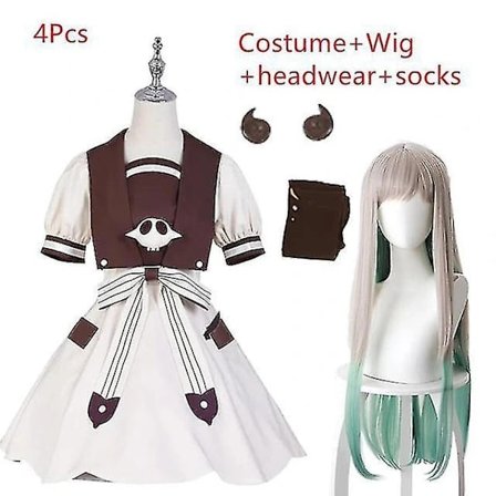 Yashiro Nene Cosplay Kostym Anime Toalettbunden Hanako Kun Jibaku Shounen Hanako Kun Cosplay Klänning W